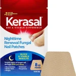 Kerasal Nighttime Renewal Fungal Nail Patches Overnight Repair 14 Count Easy-apply overnight patches with Urea help im (New)