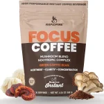 Focus Coffee Mushroom Blend Nootropic Complex Coffee Supports Alertness and Clarity Lionâ€™s Mane Cordyceps Turkey Tai (New)