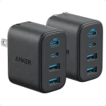 Anker Zolo USB C Charger Block 50W Max Output Type C Charger Fast Charging 2 USB C and 2 USB A for iPhone 18 Pro/17/17 (New)