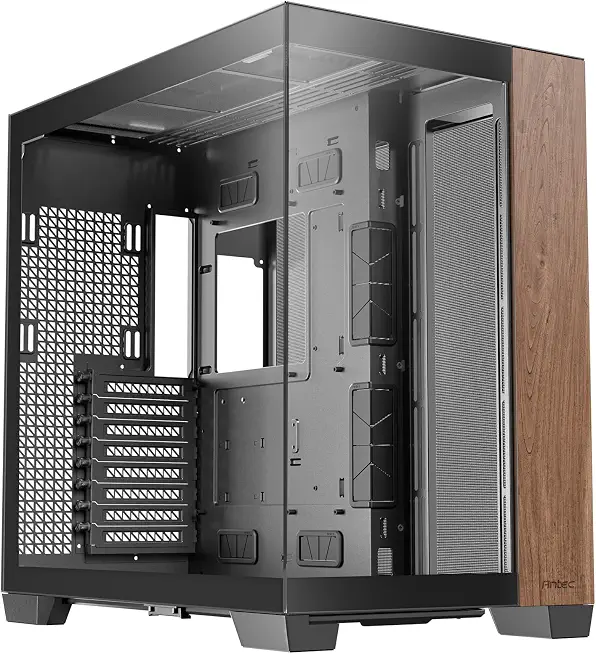 81rTn1-7y9L._AC_UY654_FMwebp_QL65_ Antec C8 Wood Full-Tower E-ATX PC Case Wooden Front Panel No Fans Wooden Front Panel Seamless Tempered Glass Front & (New) - Image 1
