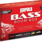 Rapala Bass Boom Box Bass Fishing Kit with 7 Curated Lures and Bonus Item Featuring Rapala VMC Crush City Sufix and Storm (New)