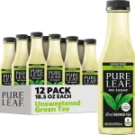 Pure Leaf Iced Tea Unsweetened Green Tea 185 fl Oz Bottles Pack of 12 (New)