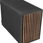 Lian Li B4-mATX 213L PC Case 358mm GPU 360 AIO 2 Slim Fans Black Wood 2 Pre-Installed 120mm Slim Top Fans Supports (New)