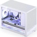 JONSBO D32 PRO White Micro-ATX PC CaseHigh Compatibility Mini Desktop CaseA/B Mode for MB Support MATX Back-Connect/BTF (New)