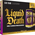 Liquid Death Soda-Flavored Sparkling Water - Classic Variety Less Sugar* Huge Flavor No Caffeine No Artificial Sweeten (New)