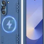 Nillkin for Samsung Galaxy Z Fold 6 Magnetic Case with Screen Protector [Compatible with MagSafe][Hinge Protection] Frost (New)