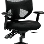 HON Prominent Ergonomic Office Chair Adjustable Arms Desk Chair Black High back ergonomic desk chair with adjustable (New)
