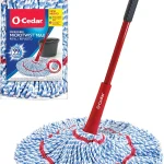 O-Cedar MicroTwist MAX Microfiber Twist Mop with 1 Extra Refill Features Hands-Free Wringing Extra Large 18-Inch Mop H (New)