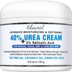 Ebanel Urea Cream 40% plus Salicylic Acid 2% for Dry Cracked Feet Skin Deeply Moisturizes &amp Softens Dry Cracked Heels F (New)
