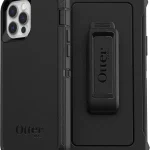 OtterBox iPhone 12 &amp iPhone 12 Pro Defender Series Case - Black Rugged &amp Durable with Port Protection Includes Holster (New)