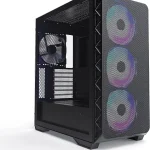 MONTECH AIR 903 MAX High-Airflow E-ATX Mid-Tower PC Case 4 Fans Black 400mm GPU &amp top/front 360mm radiators tempered (New)
