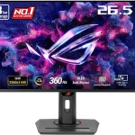 ASUS ROG Strix 265 1440P QD-OLED Gaming Monitor XG27ACDNG -QHD 2560x1440 360Hz 003ms Custom Heatsink OLED Car (New)