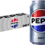 Diet Pepsi Cola Soda 12 Fl Oz Cans Pack of 12 (New)