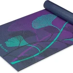 Gaiam Premium Yoga Mat 6mm Thick Print Mat Premium 6mm thick cushioning for joint support Non-slip print design for yo (New)