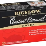Bigelow Constant Comment Caffeinated Black Tea Bags 20 Count Pack of 6 (New)