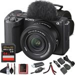 Sony ZV-E10 II Camera with 16-50mm Lens Bundle For Photography Video 26 MP APS-C Sensor 16-50 mm OSS Lens HDMI + (New)