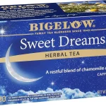 Bigelow Sweet Dreams Herbal Tea Bags 20 Count Pack of 6 Caffeine Free Herbal Tea 120 Total Tea Bags (New)