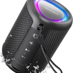 Portable Bluetooth Speaker Gift Ideas: Outdoor Travel Essentials Waterproof Powerful HD Sound Dynamic Lights 15H Playt (New)