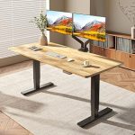 FLEXISPOT E6 MAX Solid Wood Dual Motor 3-Stage Standing Desk 63 x 24 Stable Sit Stand Desk Wide Height Adjustment Rang (New)
