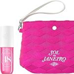 Sol de Janeiro Giftable Set Two Travel Size Perfume Mists with Pink Pouch Travel Size Perfume Body Spray Duo Guava (New)