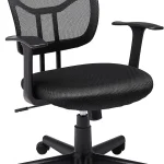Amazon Basics Breathable Mesh Mid-Back Office Desk Chair with Armrests Lumbar Support 360-Degree Swivel Adjustable-Heig (New)