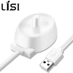 LISI USB Charger Base Fit for Oral B Electric Toothbrush Safe Reliable Portable (New)