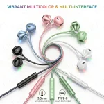 For Samsung Headphones USB Type C Earphones 3.5mm Headset With MIC Remote Control (New)