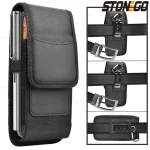 Vertical Nylon Cell Phone Belt Clip Holster Pouch Buckle Wallet Card Holder Case (New)