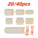 20 Blister Plasters Invisible Hydrocolloid Gel Blister Bandages Blister Cushion Pad for Heel (New)
