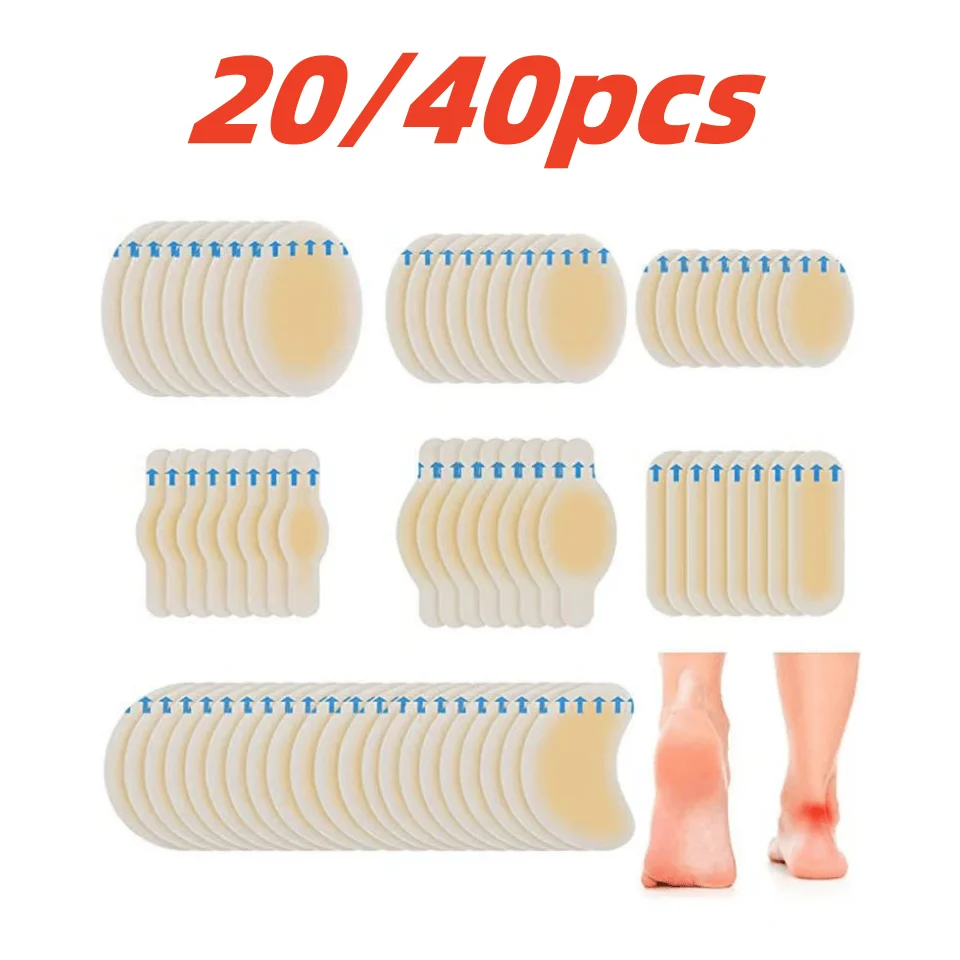 Aaaf97962a7734fce9286313e69dd0e51p 20 Blister Plasters Invisible Hydrocolloid Gel Blister Bandages Blister Cushion Pad for Heel (New) - Image 1