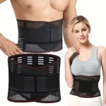 Lumbar Support Belt Compression Waist Support Belt Breathable Mesh Lower Back Brace Adjustable (New)