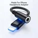 For iPhone Headphone Adapter Earphone Headset Audio Aux Jack Adapter for iPhone 14 (New)