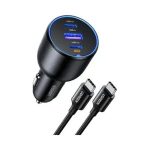 UGREEN EC705 (55511) 130W 3-Port Fast Car Charger Set (New)