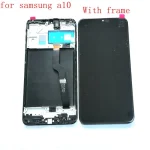 Samsung A10 A105 LCD Display Touch Screen Digitizer frame (New)