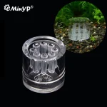 Aquarium Planaria Trap Crystal Red Shrimp Worm Trap Transparent 8 Hole Leech Proteinworm Pest (New)
