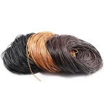 2 5m lot 1.5 2 2.5 3 4 5 6mm 3 Color Genuine Cow Leather (New)