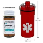 Hot Sellingï¼ key holder Aluminum Waterproof Pill Shaped Box Bottle Holder Container Keychain (New)