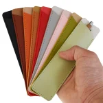 PU Leather Pen Protection Cover Holder Soft Pencil Case Writing Materials Pencilcase Stationery (New)