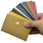 20 Mini Paper Envelopes Small Greeting Card Name Card Envelope for Letter Wedding (New)
