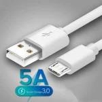Micro USB Cable 5A Fast Charging Wire Mobile Phone type-c (New)