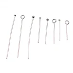 100 20 30 40 50 60 70mm Stainless Steel Heads Eye Pin, Flat (New)