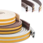 5M Type DIEP Self Adhesive Door Sealing Strips Self Adhesive Window Foam Wind (New)