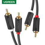 UGREEN 2RCA to 2 RCA Male to Male Audio Cable Gold Plated RCA Audio (New)