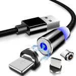 Magnetic Cable Micro USB Type C Magnetic Charge Charger Cable (New)