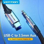 Vention USB C to 3.5mm Type C to Aux Headphone (New)
