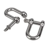 M4 M5 M8 M10 M12 304 Stainless Steel D Type Shackle Short Paragraph Rigging 46026 inch Shackle (New)