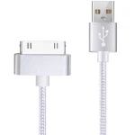 USB Cable iPhone 30 Pin Nylon Braid Fast Charger (New)