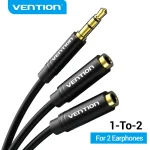 Vention Audio Splitter Jack 3.5 Cable Male to Female Double (New)