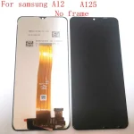 Samsung A12 A125 LCD Display Touch Screen Digitizer frame (New)