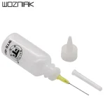 50ml Needle Tip Plastic Rosin Bottle Cleaning Liquid Flux Alcohol Oil Dispenser Plastic (New)